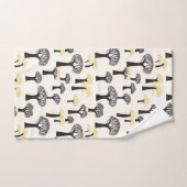 Motif d'arbre baobab fantaisiste (Serviette à main)
