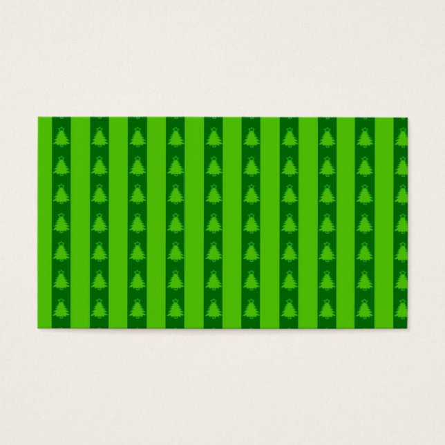 Motif d'arbre de Noël à rayures vertes (Devant)