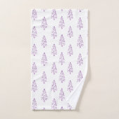 Motif d'arbre de Noël simple (Serviette à main)