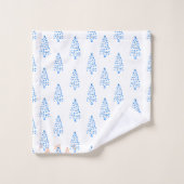 Motif d'arbre de Noël simple (Gant de toilette)