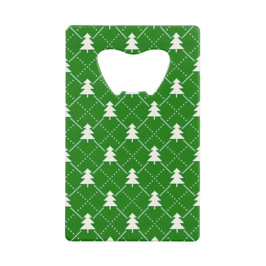 Motif d'arbre de Noël vert festif (Devant)
