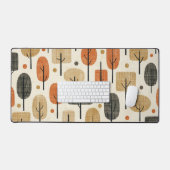 Motif d'arbre moderne du milieu du siècle (Clavier et souris)