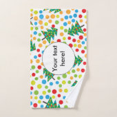 Motif d'arbres de Noël (Serviette à main)