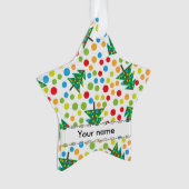 Motif d'arbres de Noël (devant)