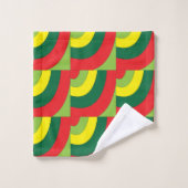 Motif d'arc géométrique moderne coloré (Gant de toilette)