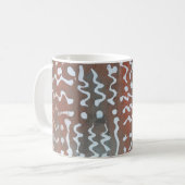 Motif d'art Abstrait Batik Coffee Mug (Devant gauche)