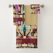 Motif d'art Abstrait coloré (En situation)