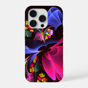 Motif d'art abstrait floral coloré moderne #06