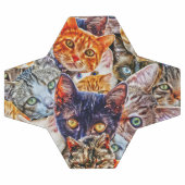 Motif d'art de chat (Plat)