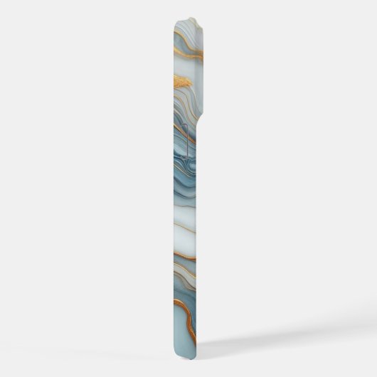 Motif d'art en marbre bleu clair gris Turquoise fo (Côté droit)