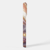 Motif d'art Marbre blanc rose foncé violet or (Côté droit)