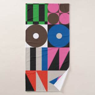 Motif d'art néo-moderniste réalisé avec g abstrait