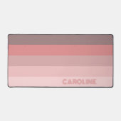 Motif d'art Pastel Mauve Blush Stripes Rose (Recto)