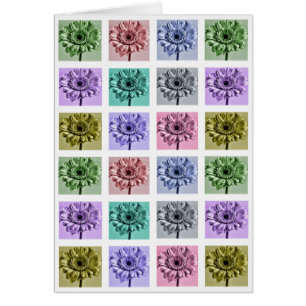 Motif d'art pop fleurs