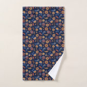 Motif d'art populaire (Serviette à main)