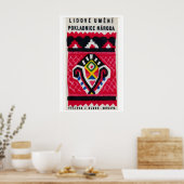 Motif d'art populaire - Impression sur boîte d'all (Cuisine)