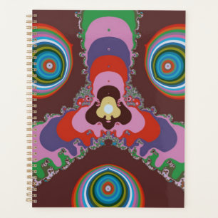 Motif d'art rétro psychédélique des années 70