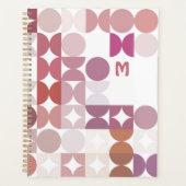 Motif d'art rétro rose pâle personnalisé Mauve Tau (Devant)