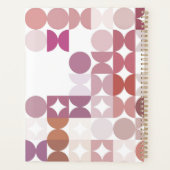 Motif d'art rétro rose pâle personnalisé Mauve Tau (Dos)