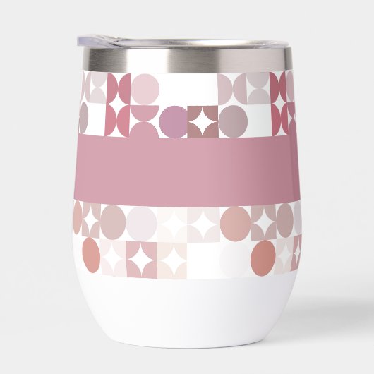 Motif d'art rose pâle Mauve personnalisé (Droite)