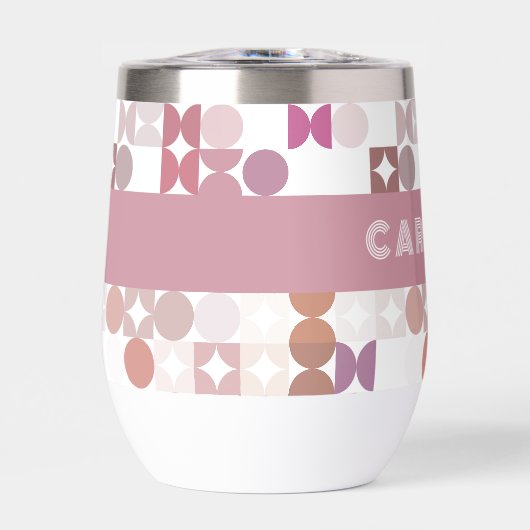 Motif d'art rose pâle Mauve personnalisé (Avant)