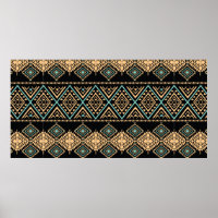 Motif d'art tribal. Impression géométrique ethniqu