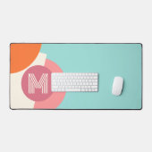 Motif d'art Turquoise Turquoise vert rose orange (Clavier et souris)
