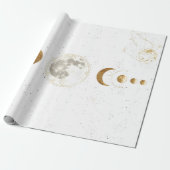 Motif d'astrologie céleste | Papier cadeau (Déroulé)