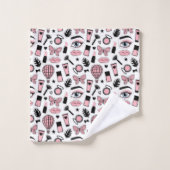 Motif d'autocollant de maquillage (Gant de toilette)