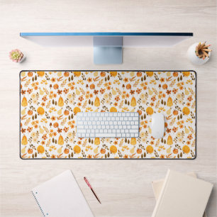 Motif d'automne avec Citrouille, Feuille : Eléganc