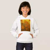 Motif d'automne avec feuilles d'érable en chute et (Devant entier)
