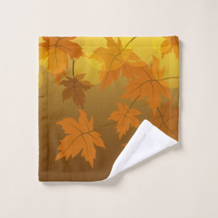 Motif d'automne avec feuilles d'érable en chute et