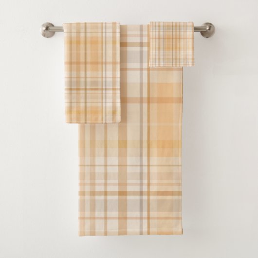 Motif d'automne citrouille épice Plaid (En situation)