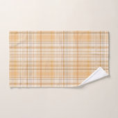 Motif d'automne citrouille épice Plaid (Serviette à main)