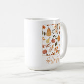 Motif d'automne de la Mug citrouille (Devant droit)