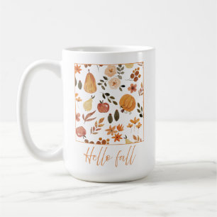 Motif d'automne de la Mug citrouille