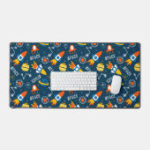 Motif d'aventures spatiales colorées (Clavier et souris)