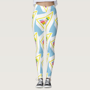 Motif de Badminton - Leggings de Badminton - Navet