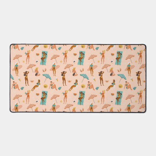 Motif de bains de soleil de plage (Recto)