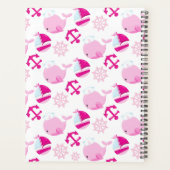 Motif De Baleines, Baleines Roses, Votre Nom (Dos)