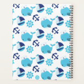 Motif De Baleines, Beaux Baleines, Baleines Bleues (Dos)