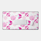 Motif De Baleines, Beaux Baleines, Baleines Roses (Clavier et souris)