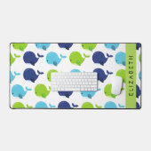 Motif De Baleines, Beaux Baleines, Votre Nom (Clavier et souris)