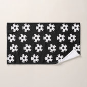 Motif de balle de football (Serviette à main)