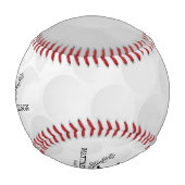 Motif de balle de golf personnalisé Nom Monogramme (Devant)