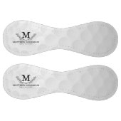 Motif de balle de golf personnalisé Nom Monogramme (Panneaux)