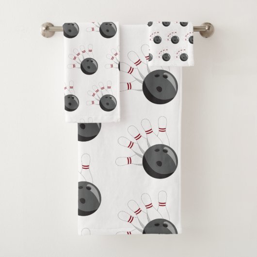 Motif de balle et de broches de Bowling personnali (En situation)