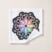 Motif de ballet (Gant de toilette)