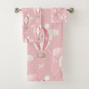 Motif de ballons roses