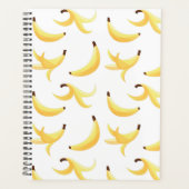Motif de banane jaune rétro drôle éditable pour fê (Devant)